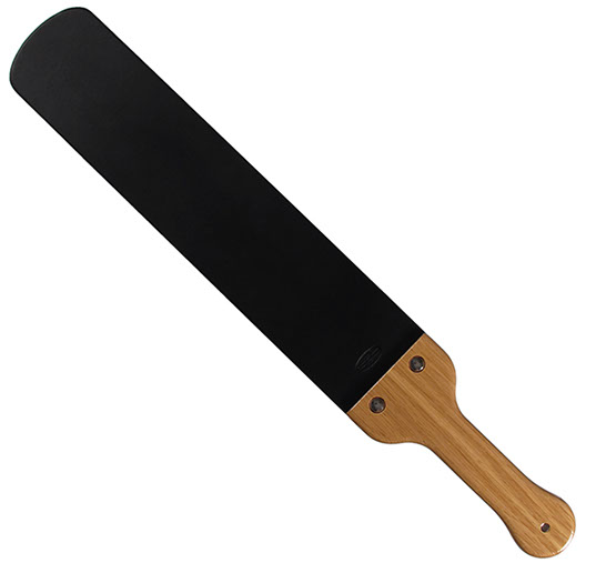 Double Layered Leather BDSM Paddle in Walnut